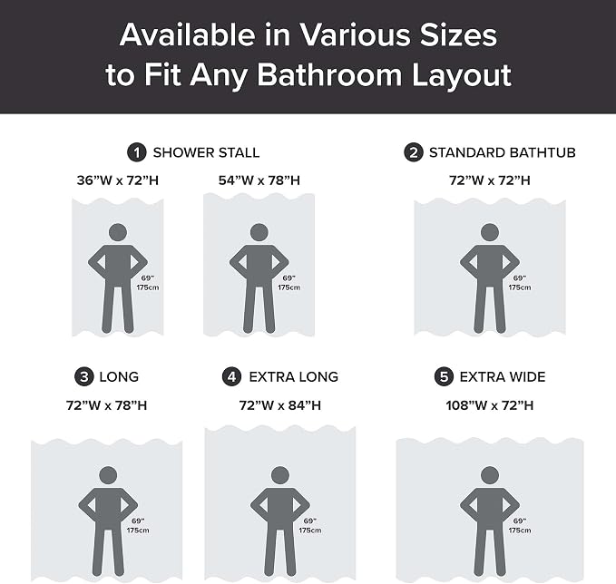 Madison Park Arbor Waffle Stall Shower Curtain, 36 x 72, Black Solid | Adds Privacy, Machine Washable, Farmhouse, OEKO-TEX Certified Bathroom Curtain, 3M Scotchgard Moisture Management