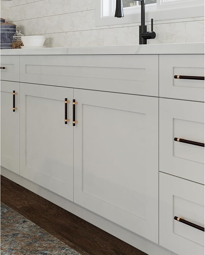 Design House Brookings Kitchen Bridge Wall Cabinet, 30", White | Wall Mount, Contemporary/Modern, Wood, Kitchen, 561662