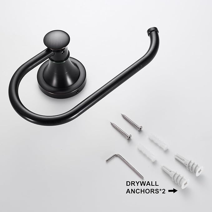 Oil Rubbed Bronze Toilet Paper Holder Bathroom Accessories Rotary Toilet Paper Reel European Wall Mount Rustproof (Oil Rubbed Bronze)