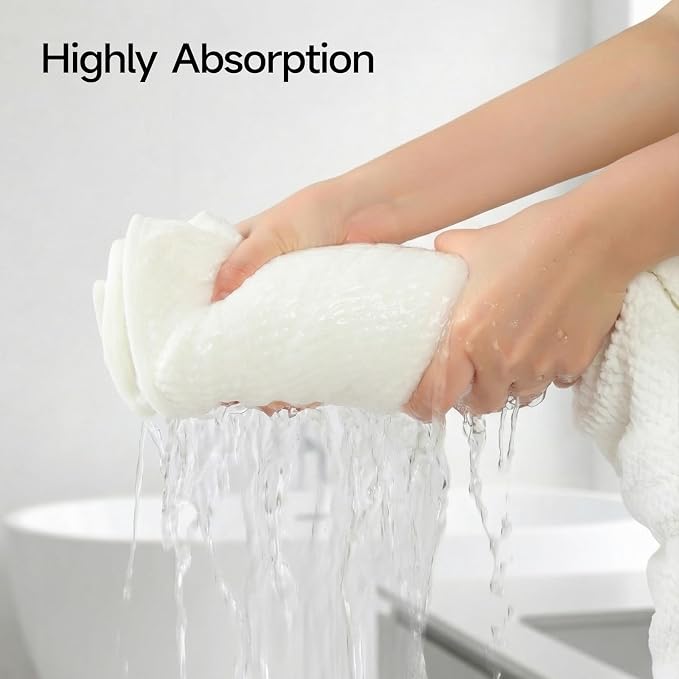REDKISS Pack of 1 Jumbo Bath Sheet, 40 x 80 Inches Microfiber Oversized Bath Towel for Bathroom, Extra Large & Lightweight, Quick-Dry, Super Soft & Highly Absorbent, Perfect to Wrap Yourself In, White