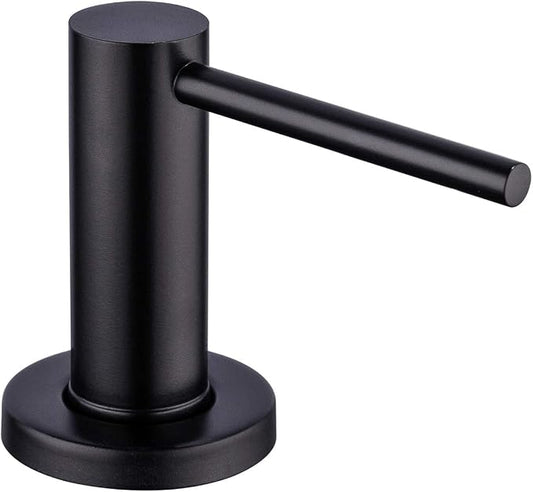 Matte Black Kitchen Sink Soap Dispenser GAPPO Countertop Pump Hand Lotion Built in Bottle Upgrade Stainless Steel Screw