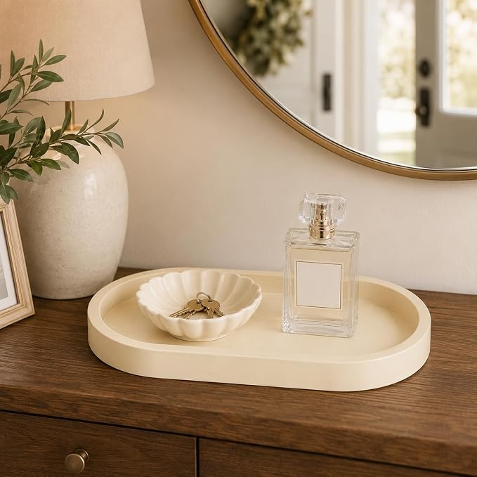 Bathroom Tray,Vanity Tray,Perfume Tray for Makeup,Perfume,Trinket