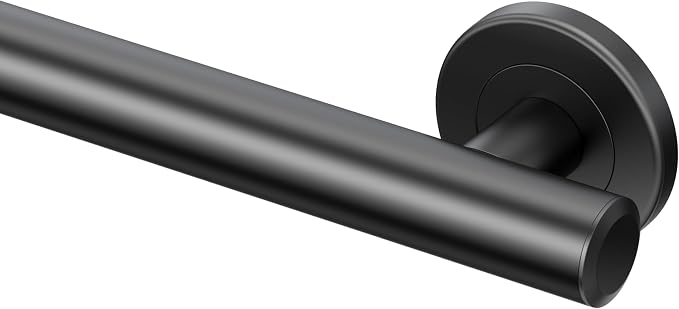 Gatco 850MX Latitude II 12" Grab bar, Matte Black
