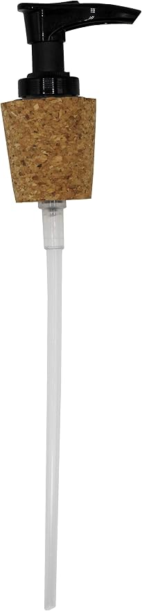Creative Hobbies Black Pump Dispenser with Cork Stopper for Easy Press-in Fit (Pkg/5)