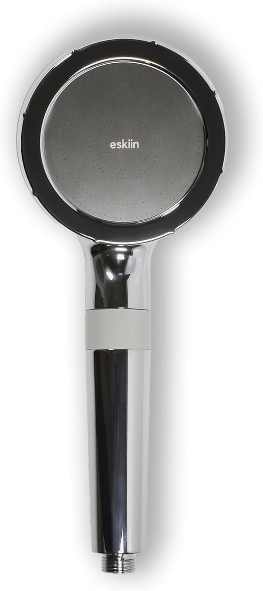 Filtered Shower Head - Best HandHeld Shower Head With Filters For Healthy Hair & Skin - High Pressure - Reduce Dandruff, Protect Colored Hair, And Soothe Dry Skin (Chrome)