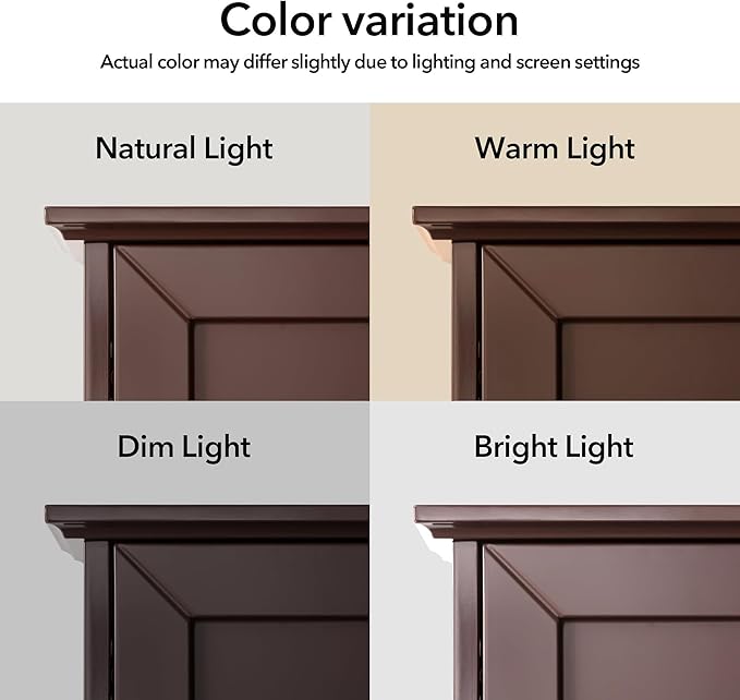 VANIRROR Bathroom Wall Mounted Cabinet Over Toilet Storage 24x30 inch | Above Toilet Wooden Medicine Cabinet with Adjustable Shelf & 2 Door for Entryway, Kitchen, Laundry Room