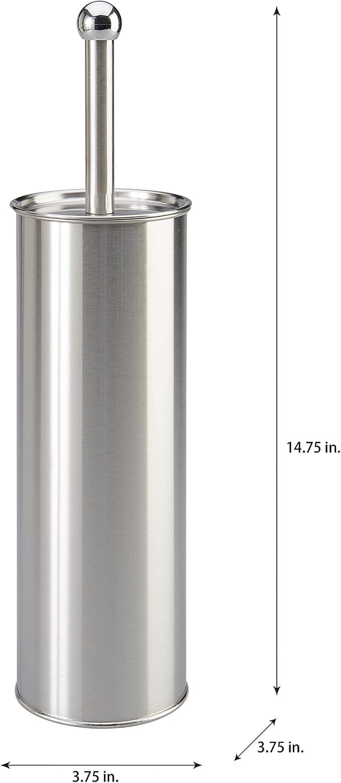Bath Bliss Stainless Steel Toilet Brush Holder