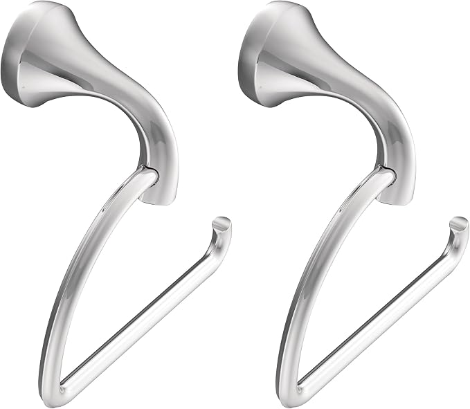 Moen YB2808CH Eva Pivoting Paper Holder, Chrome (Pack of 2)