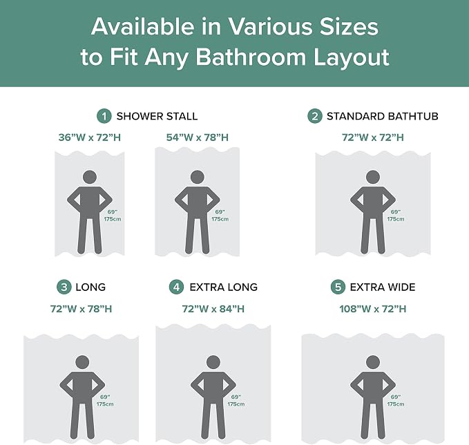 Madison Park Spa Waffle Shower Curtain for Bathroom, 72 x 72, Aqua | Striped, Pieced Fabric Design, 3M Scotchgard Moisture Management, Hotel Quality, Modern, for Bathroom, OEKO-TEX Certified