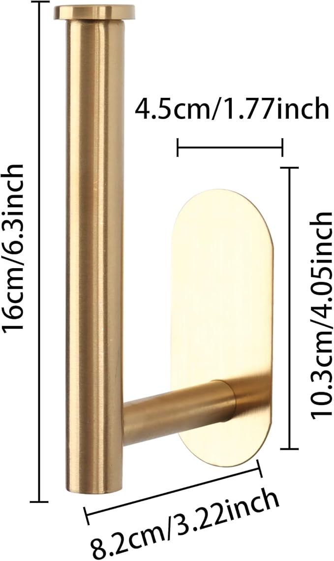 Groleca Adhesive Curtain Holdbacks, Curtain Tiebacks, 4 Pack, Gold | No Drill Curtain Tie Backs Hooks for Drapes, Metal Curtain Holders, Damage-Free Wall Mounted, Strong Adhesive