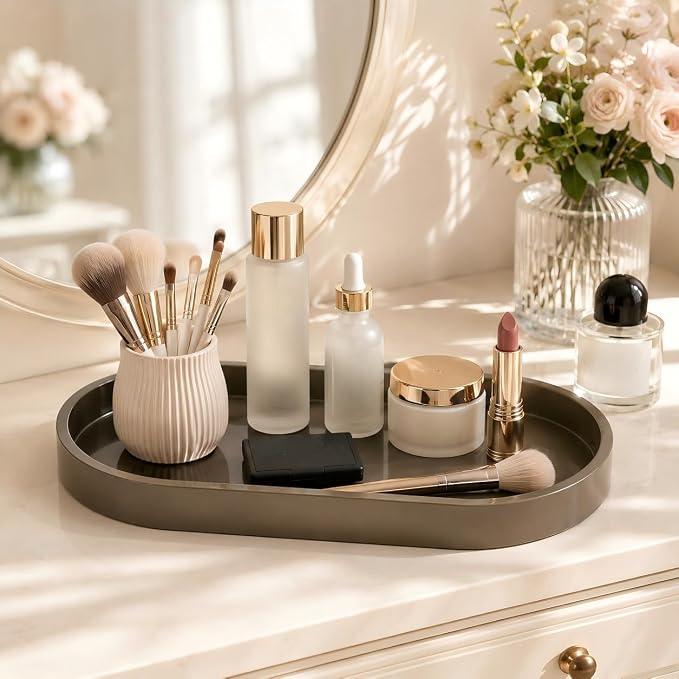 Bathroom Tray,Vanity Tray,Perfume Tray for Makeup,Perfume,Trinket