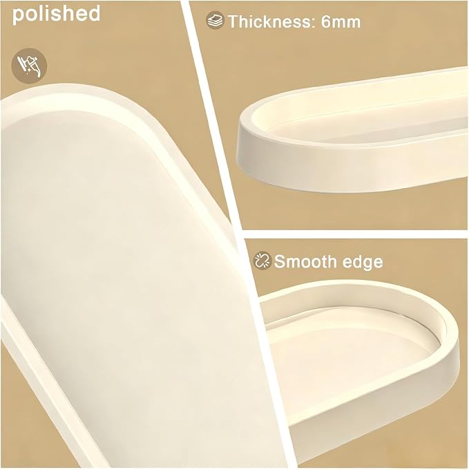 Bathroom Tray,Vanity Tray,Perfume Tray for Makeup,Perfume,Trinket