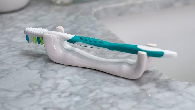Simplistic and Unique HoldMeDry Toothbrush Holder (White)
