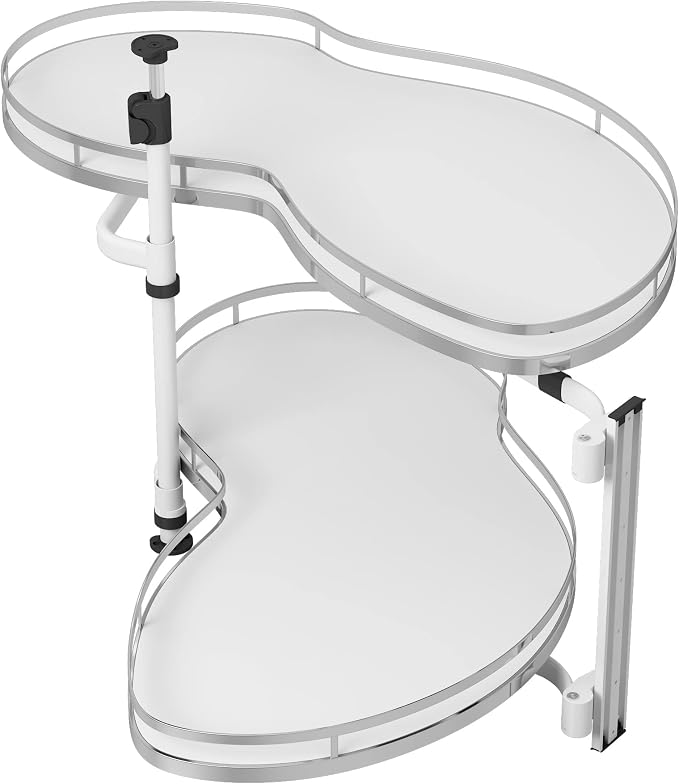 VADANIA Blind Corner Pull Out Organizer, 36" Right Swing Cabinet | 2-Tier Swing Tray, Soft Close, Right Hand Open, Space Saving Blind Corner Cabinet Design