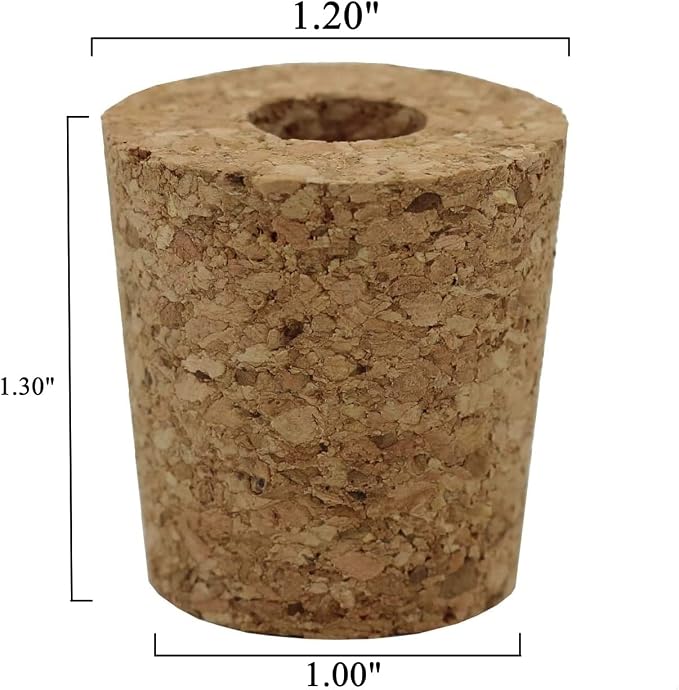 Creative Hobbies® White Pump Dispenser Has Cork Stopper for Easy Press-in Fit (Pkg/5)