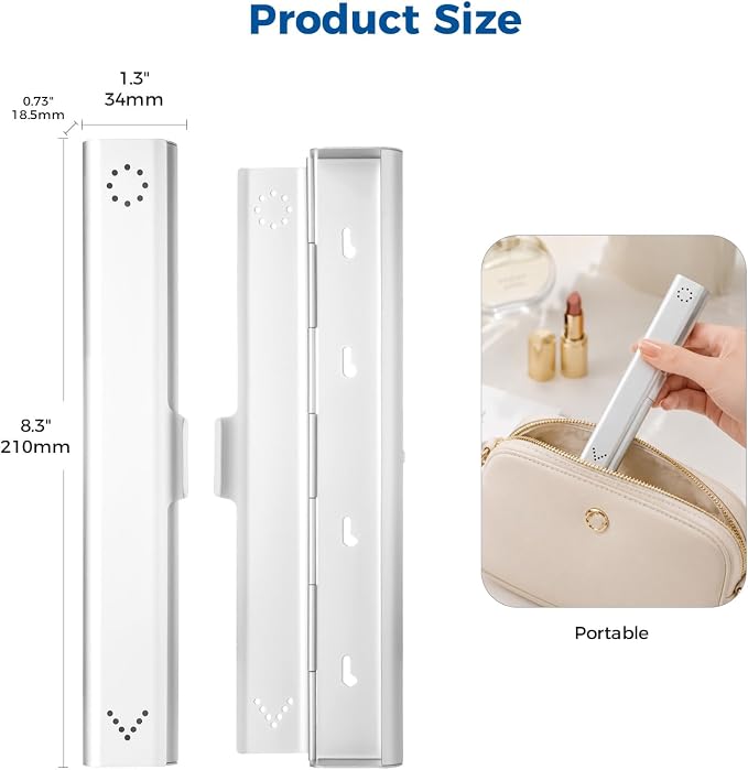 Toothbrush Travel Case Aluminum, Portable Toothbrush Holders Travel, Manual Toothbrush Case Container for Traveling, Bathroom, Camping, Business Trip-1Pack Silver