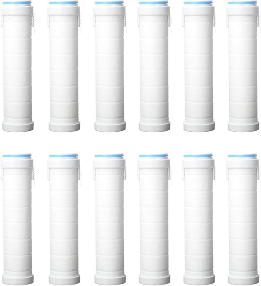 High Pressure Handheld Shower Head High Pressure Shower Heads- High Flow Even with Low Water Pressure - Hand Held Showerhead Set with 59″Replacement Hose/Bracket and Cotton Filters (White 2)