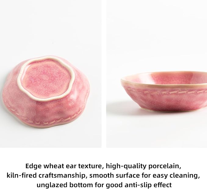 Ceramic Jewelry Tray, Ring Holder Floral Trinket Bowl for Women | Small catchall keeps rings, earrings, keys, and keepsakes visible on vanities or dressers, adding a giftable decor accent