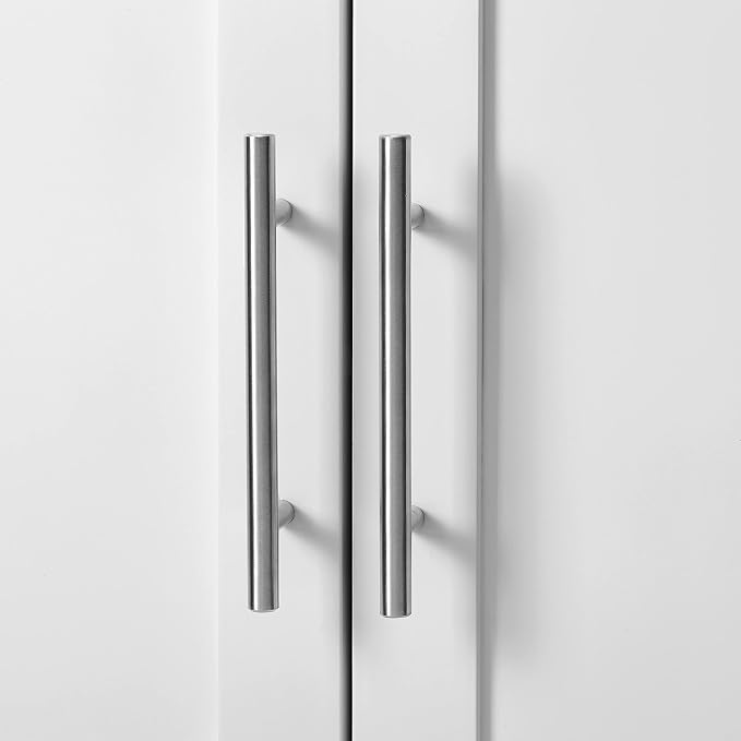 Crosley Furniture Savannah Wall Mounted Bathroom Storage Medicine Cabinet with Shelves, White