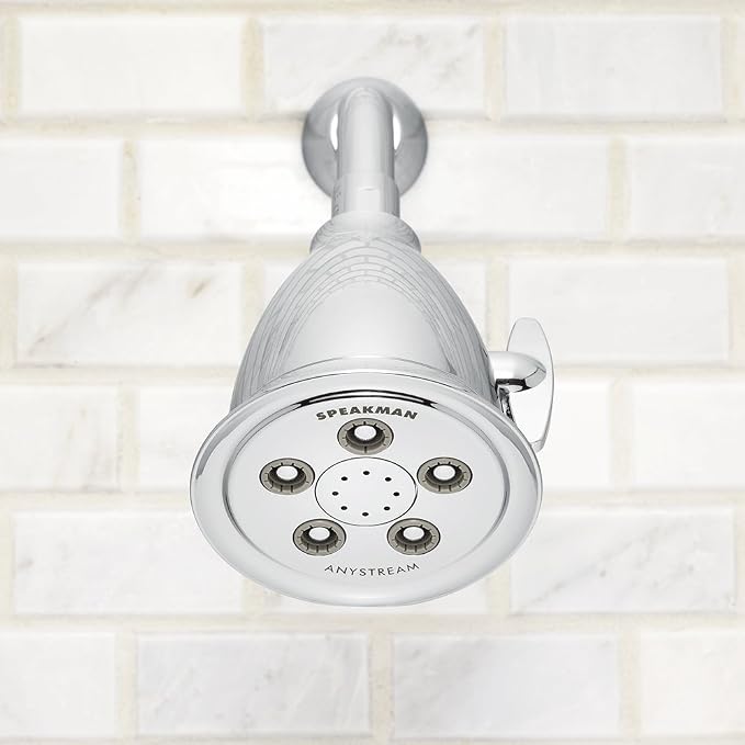 Speakman, Polished Chrome S-2005-HB-E2 Hotel Anystream 2.0 GPM Adjustable Shower Head