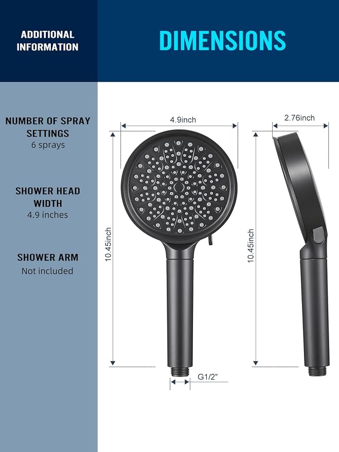 Cobbe Filtered Shower Head with Handheld - Filters Over 99% Of Chlorine | 2.0 Carbon Shower Head Filter System - Water Softener Filters Beads for Hard Water - Reduces Dry Itchy Skin, Chrome