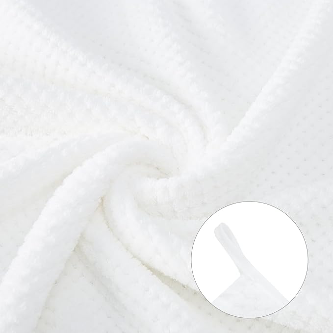 MaopaoBeauty Washcloth Set for Bathroom - Quick Drying - Ultra Soft Microfiber Absorbent Towel for Bath Fitness, Gym, Shower, Hotel, and Spa - 13x13 Inch | Set of 6, White