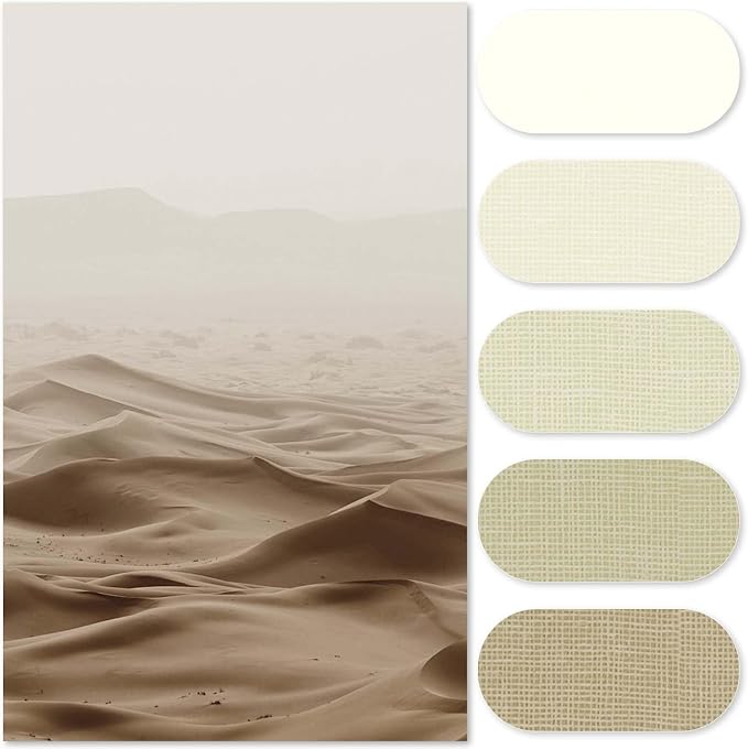 jinchan Ombre Wood Taupe Shower Curtain for Bathroom 48x72 Inch 8 Hooks | Small Stall Shower Curtain,Stripe,Bathroom Decor, Gradual Color, Waterproof Fabric, Minimalist Design, Modern Neutral,Cloth