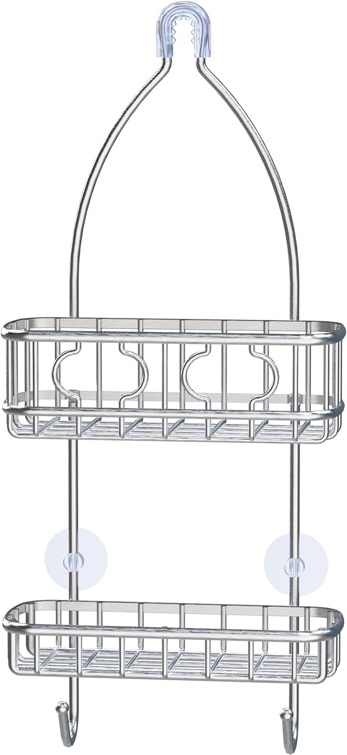 Simple Houseware Stainless Steel Hanging Shower Head Caddy Organizer | (24 x 10.2 x 4.25 inches)