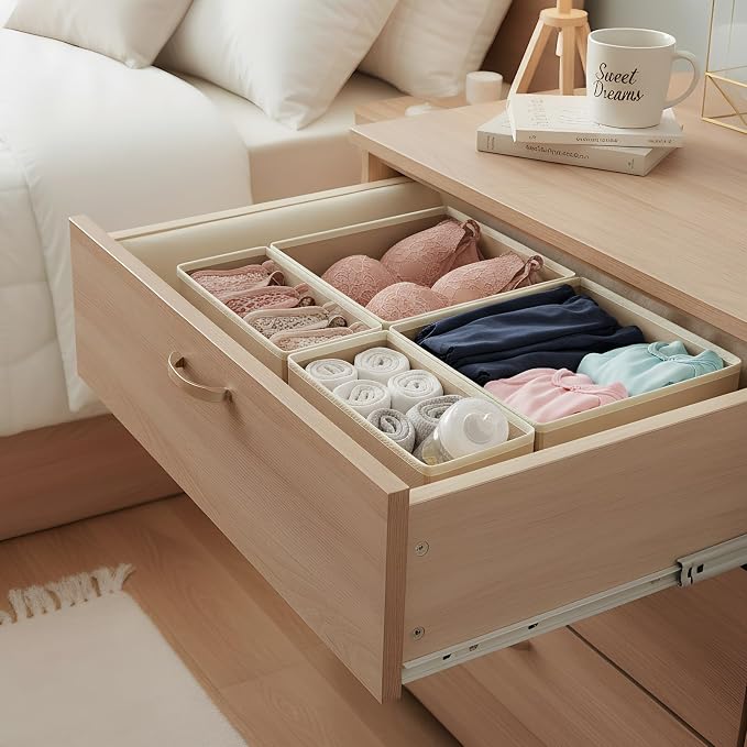 Drawer Organizer Set (10, Beige)