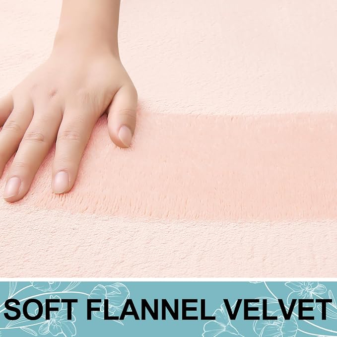 Smiry Memory Foam Bath Mat 47x20, Extra Soft and Absorbent Bathroom Rugs | Pink, Quick Dry Machine Washable Non-Slip Bath Mat for Bathroom Floor, Shower and Tub
