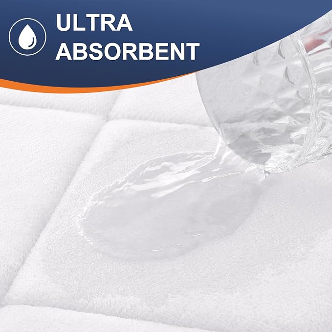 OLANLY Memory Foam Bath Mat 59x34, Ultra Soft and Absorbent Bathroom Rugs | White, Quick Dry, Machine Washable Shower Bath Rugs, Comfortable Bath Carpet for Bathroom Floor, Tub and Shower