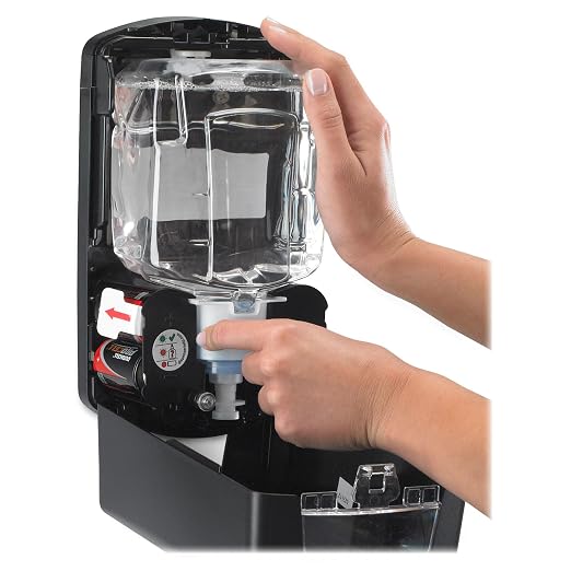 GOJO LTX-12 Automatic Foam Hand Soap Dispenser Chrome 1200mL 1ct - 1919-01