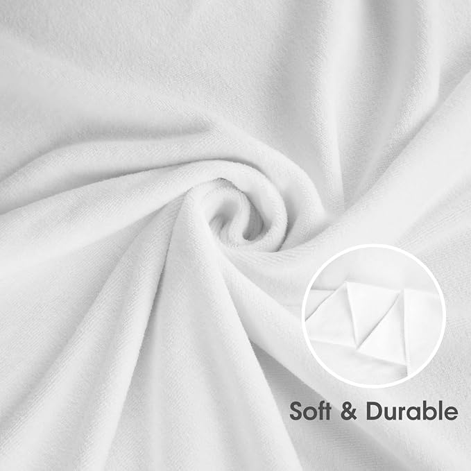 JML Microfiber Bath Towels Set, 6 Pack (30" x 60") | Hanging Loop, Soft, Extra Absorbent, Quick Dry as Spa, Sauna, Salon Hair Wrap