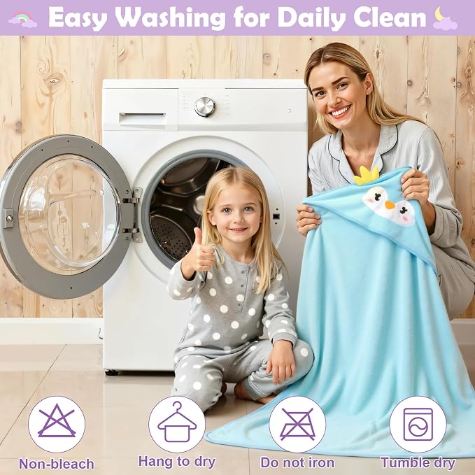 12 PCS Baby Bath Towels Set for Infants Toddlers Essentials | 4 PCS Baby Towels & 8 PCS Washcloths Set, Cute Animal Hooded, Ultra Absorbent & Soft, Newborn Shower Gifts for Boys & Girls