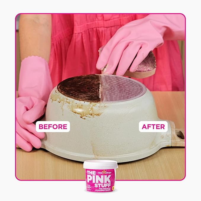 Stardrops The Pink Stuff Miracle Cleaning Paste & Sqeezy Scrubber Bundle