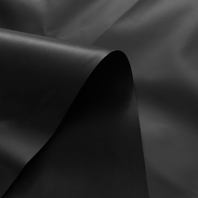 Barossa Design Extra Long Black Shower Curtain Liner with 3 Magnets, 72x84 | Waterproof PEVA, 3 Bottom Magnets, Metal Grommets, Lightweight Plastic Shower Liner XL 72 x 84 Inches for Bathroom/Tub