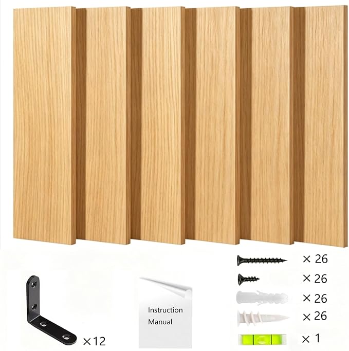 Floating Shelves Set of 6, Wooden Floating Shelves for Wall Decor, Farmhouse Shelf for Bedroom, Wall Mounted Bathroom Storage Shelves, Floating Book Shelves for Living Room