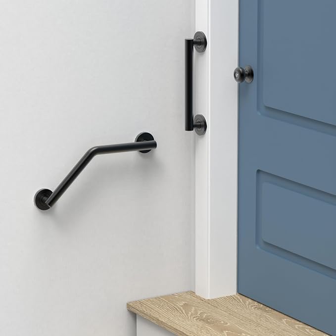 ADA Compliant Grab Bar, 500lbs Weight Support for Bath Safety (16 inch, Brushed Nickel)
