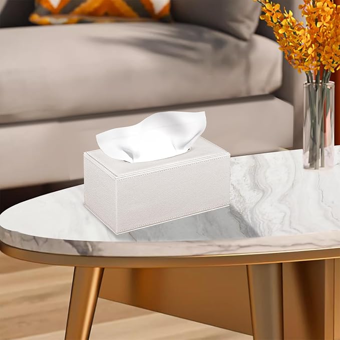 Tissue Box Cover Rectangle,Modern Aesthetic Facial Tissue Cube Box Holder
