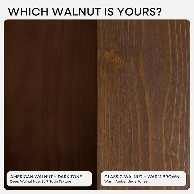 Classic Walnut 36 inch Floating Shelf, High End Solid Real Wood Small 36inch Floating Shelves for Wall Mounted, 36in Floating Shelves, Heavy Duty Bracket, 36 X 6.5 X 1.75 inches, Set of 4