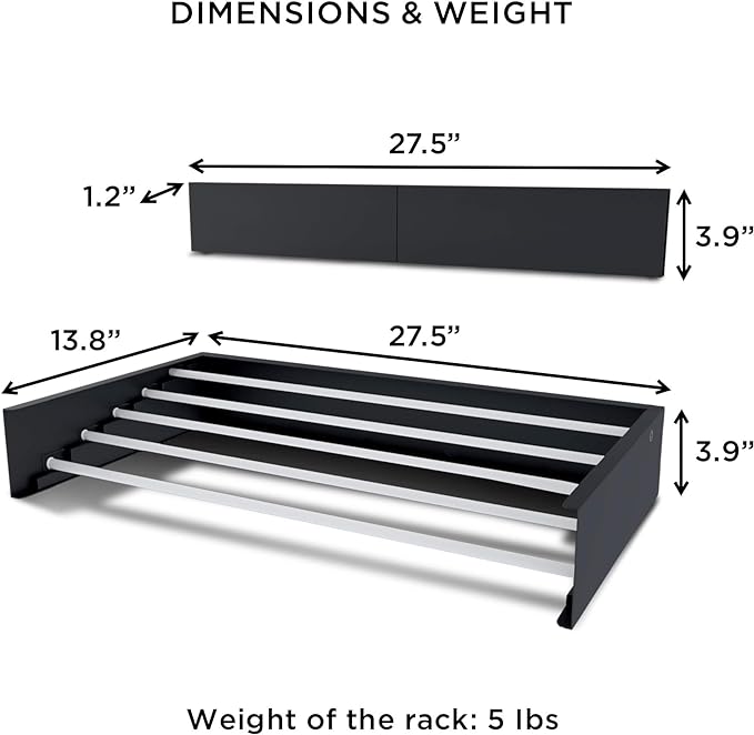 Step Up Laundry Drying Rack (28-INCH Wide - Wood-Look), Wall Mounted, Retractable Clothes Drying Rack, 40lbs Capacity, 11.6 Linear Ft, with Wall Template and Long Screwdriver Bit