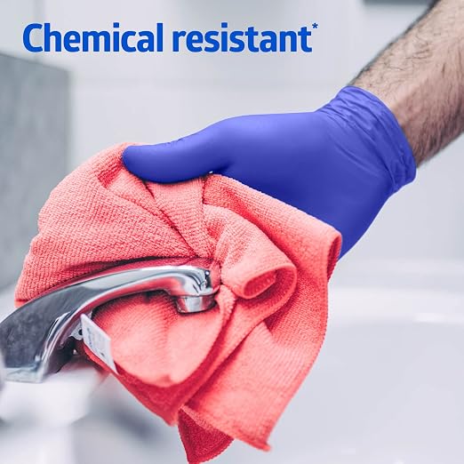 Medline FitGuard Touch Nitrile Exam Gloves, 300 Count, Small, Powder Free, Disposable, Not Made with Natural Rubber Latex, Excellent Sense of Touch for Medical Tasks, Durable for Household Chores