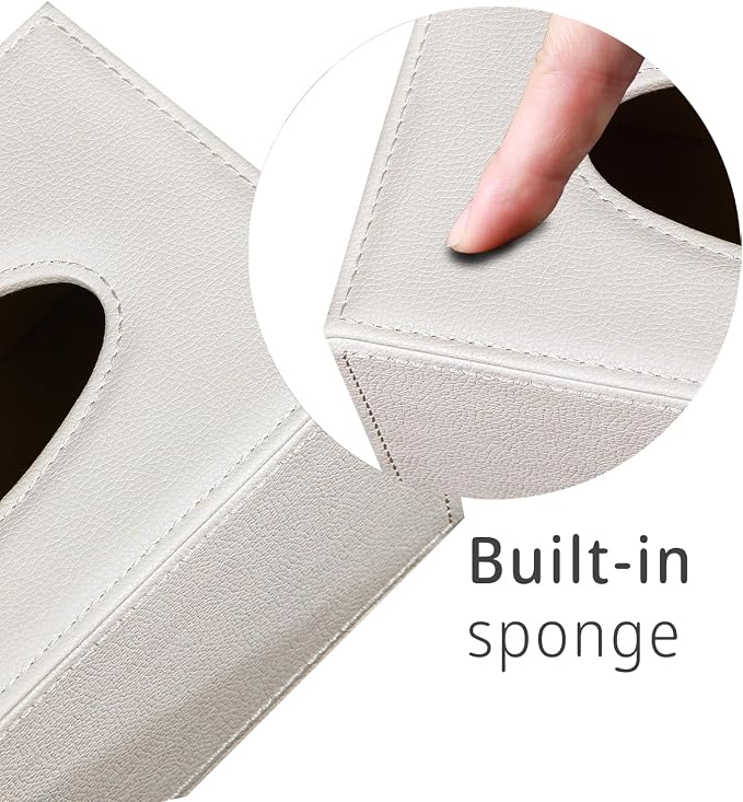 Tissue Box Cover Rectangle,Modern Aesthetic Facial Tissue Cube Box Holder