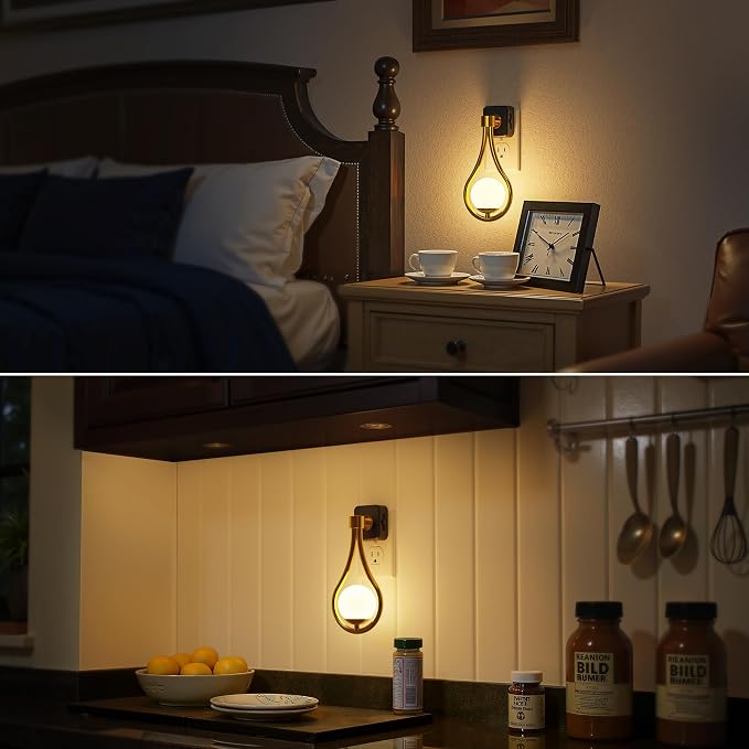 LED Night Light, Night Lights Plug into Wall, 0-100LM Dimmable | Nightlight, 330° Rotating with Dusk to Dawn Sensor, Adjustable Brightness for Kids, Bathroom, Bedroom, Hallway, Stairway