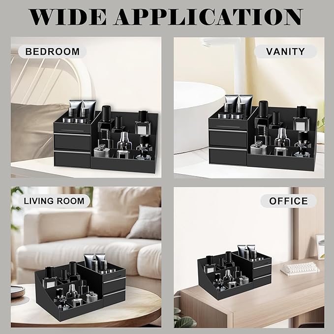 Mens Organizer,Cologne Organizer for Men,Perfumes Organizers | Cologne Stand,Perfume Stand,Organizador de Perfume,Bathroom Countertop Storage Shelf for Bathroom Counter,Easter Gift for Men
