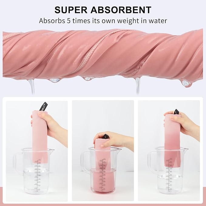 Rainleaf Microfiber Towel Quick Dry Camping & Travel & Gym Towel. Compact | Super Absorbent, Lightweight, Fast Drying. Suitable for Beach, Bath, Backpacking, Hiking, Swim.