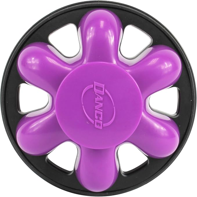 Danco 10762A | Disposal Genie II Garbage Disposal Strainer and Stopper, Kitchen Sink Drain Splash Guard with Food Scraper, Fuchsia, 1-Pack