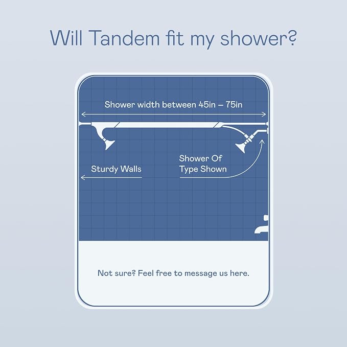 BOONA Tandem Shower as seen on Shark Tank | Dual Shower Head for Couples | King Krome, One Showerhead