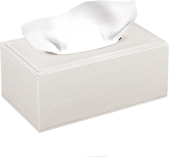 Tissue Box Cover Rectangle,Modern Aesthetic Facial Tissue Cube Box Holder