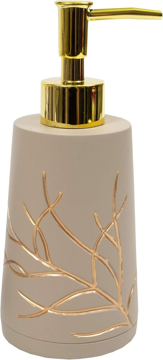 Sweet Home Collection Bathroom Accessories Sets Unique Collections Modern Classic Contemporary Decorative Beautiful Designs Bath Shower Tub Décor, Lotion Pump/Soap Dispenser, Branches (Pack of 1)